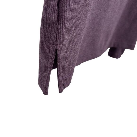 Athleta Uptempo Ribbed Long Sleeve Henley Tee Purple Size Small - Picture 6 of 10